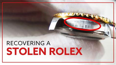 gestolen rolex gekocht|stolen Rolex report.